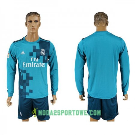 Koszulka Real Madryt Trzeci Stroje Piłkarskie 2017/18 Długi Rękaw